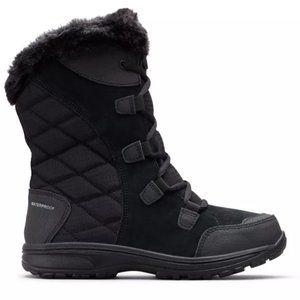 NEW Columbia Women’s Ice Maiden™ II Waterproof Leather Boot Size 6 black